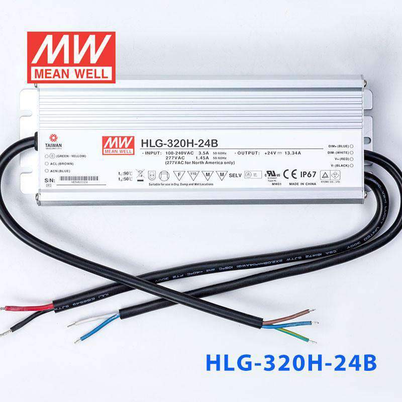 Mean Well HLG-320H-24B Power Supply 320W 24V- Dimmable - PHOTO 2