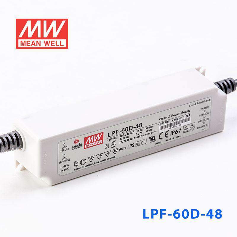 Mean Well LPF-60D-48 Power Supply 60W 48V - Dimmable - PHOTO 1