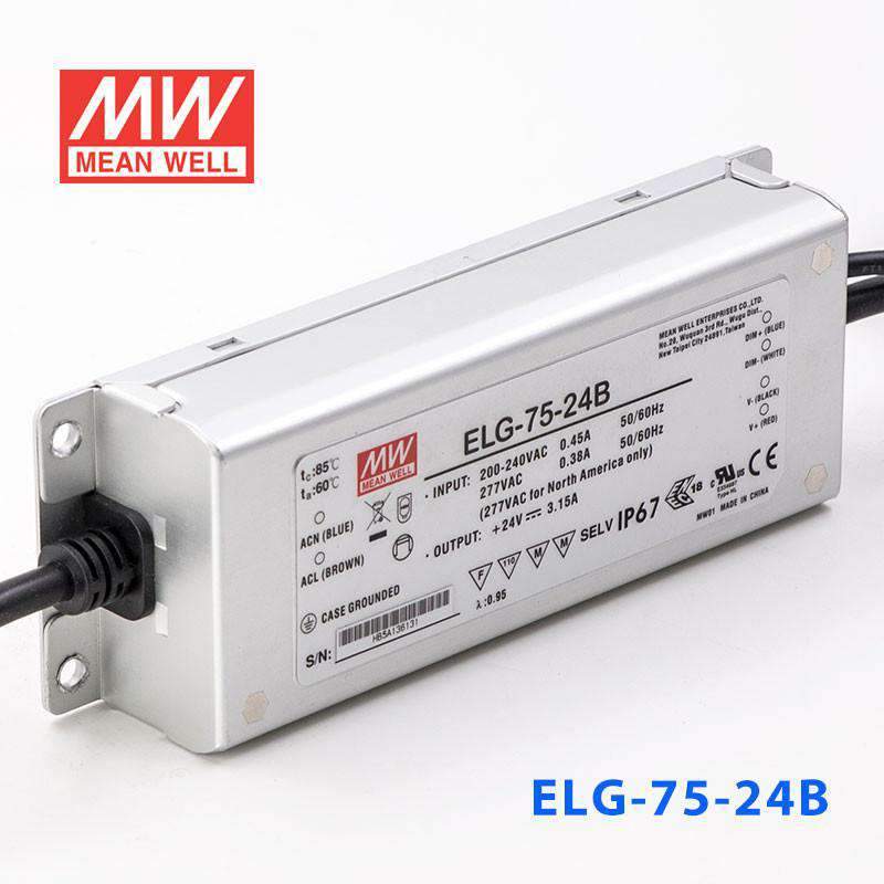 Mean Well ELG-75-24B Power Supply 75W 24V - Dimmable - PHOTO 1
