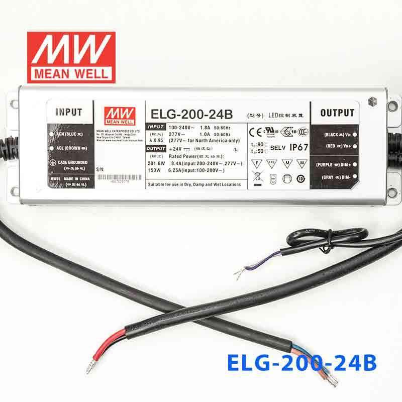 Mean Well ELG-200-24B Power Supply 200W 24V - Dimmable - PHOTO 2