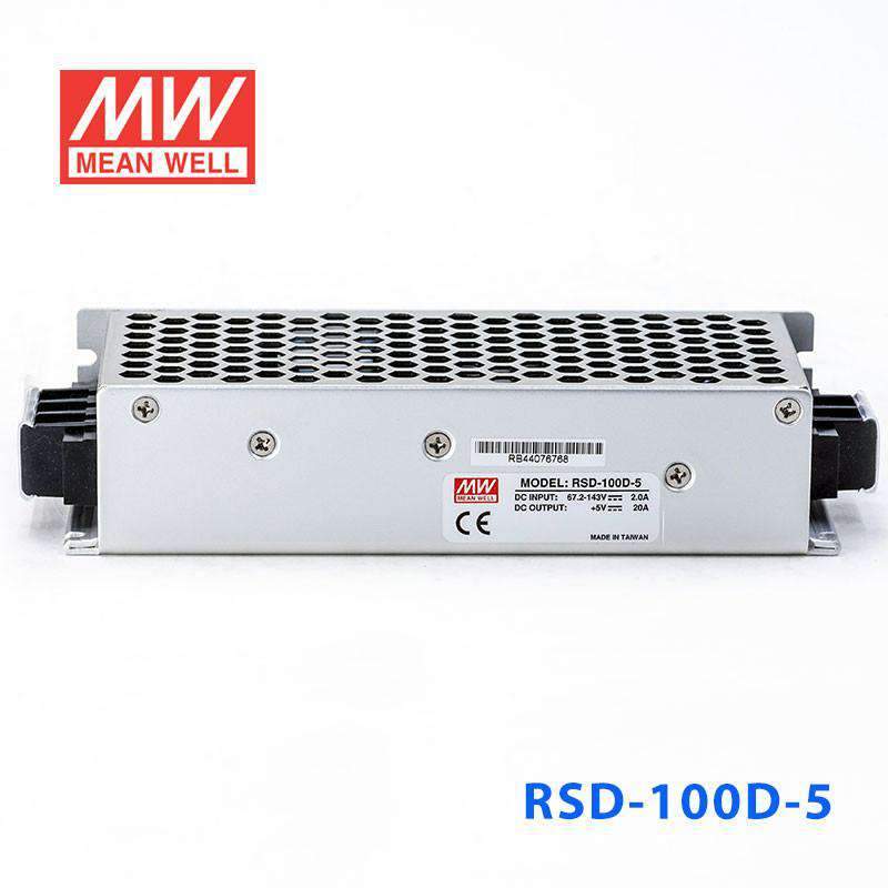 Mean Well RSD-100D-5 DC-DC Converter - 100W - 67.2~143V in 5V out 20A - PHOTO 2