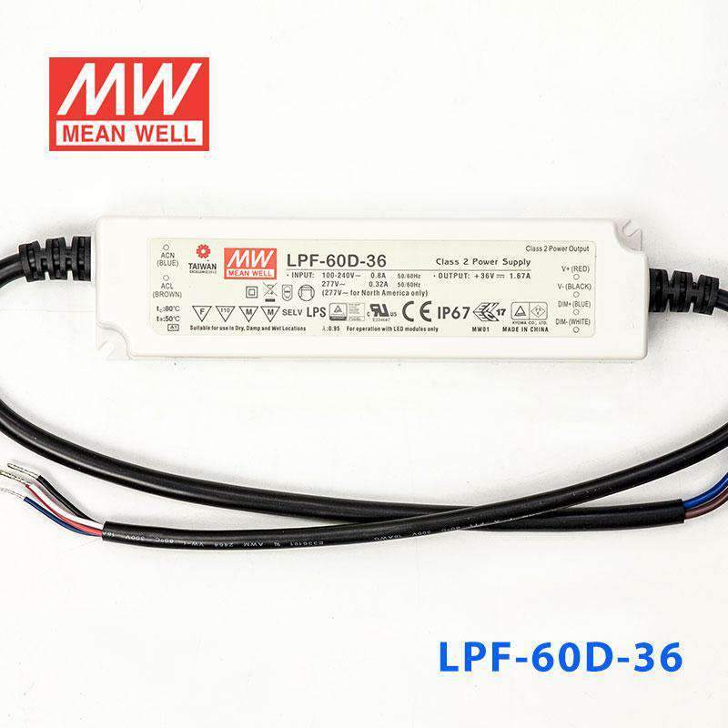 Mean Well LPF-60D-36 Power Supply 60W 36V - Dimmable - PHOTO 2