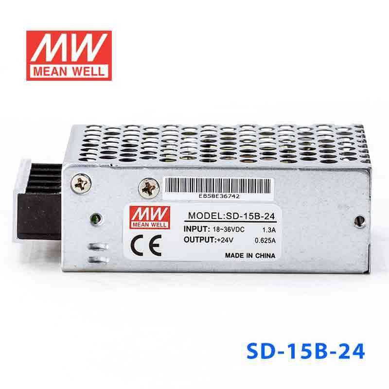 Mean Well SD-15B-24 DC-DC Converter - 15W - 18~36V in 24V out 625mA - PHOTO 2