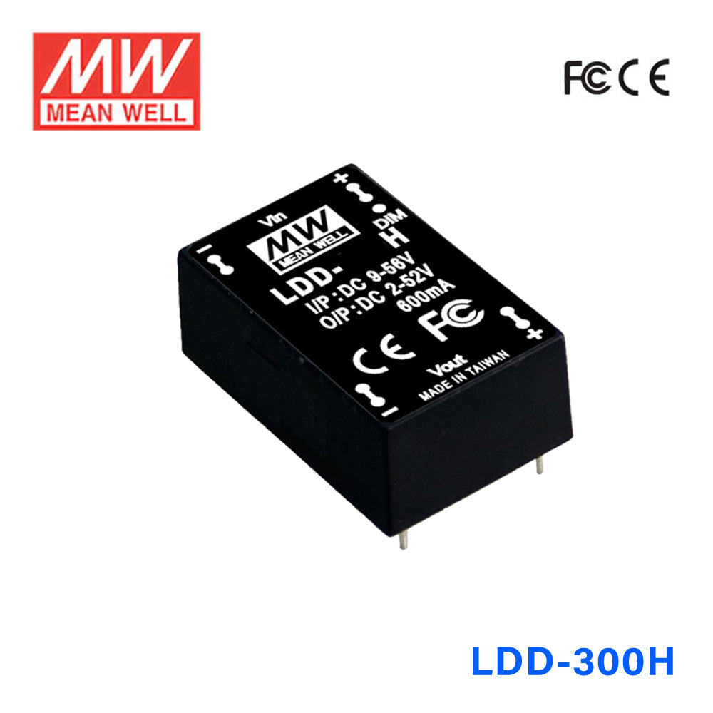 Mean Well LDD-300H DC/DC LED Driver CC 300mA - Step-down