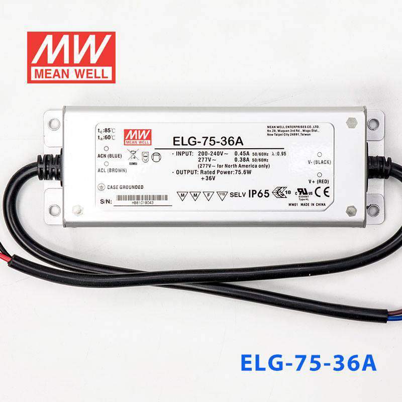 Mean Well ELG-75-36A Power Supply 75W 36V - Adjustable - PHOTO 2