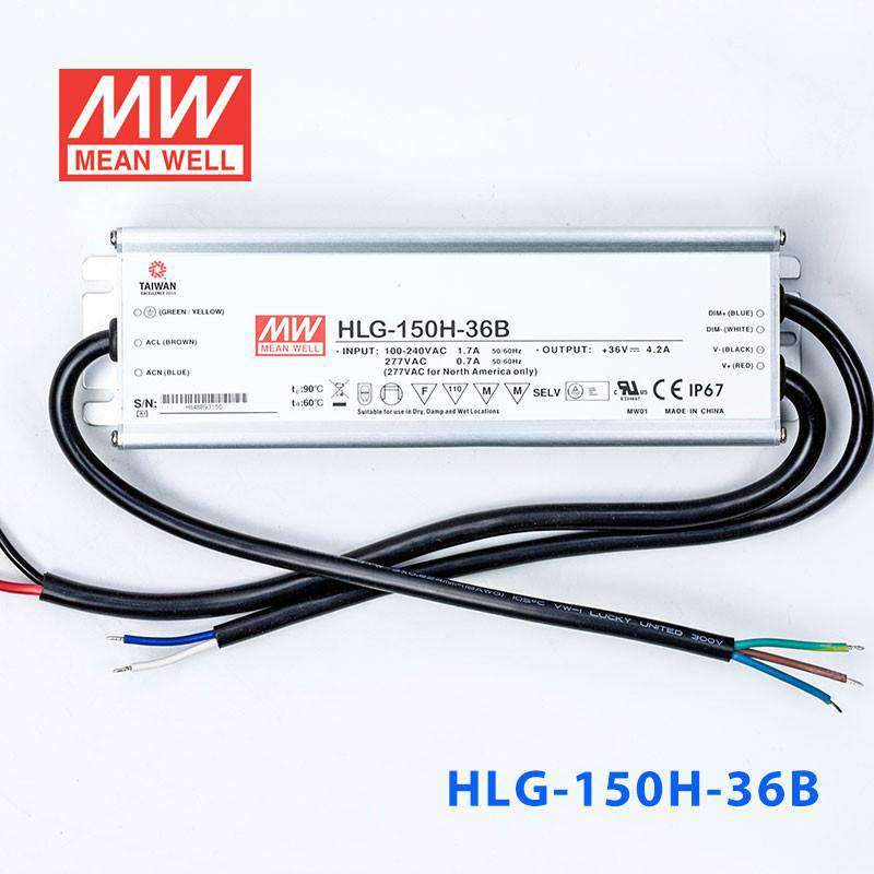 Mean Well HLG-150H-36B Power Supply 150W 36V- Dimmable - PHOTO 2