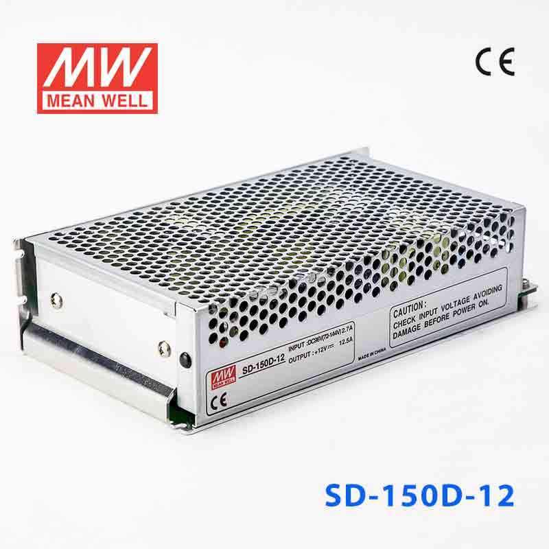 Mean Well SD-150D-12 DC-DC Converter - 150W - 72~144V in 12V out