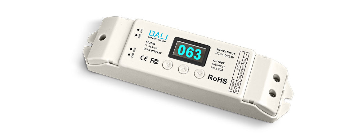 Ltech LT-454-5A Constant Voltage Controller - DALI RGBW