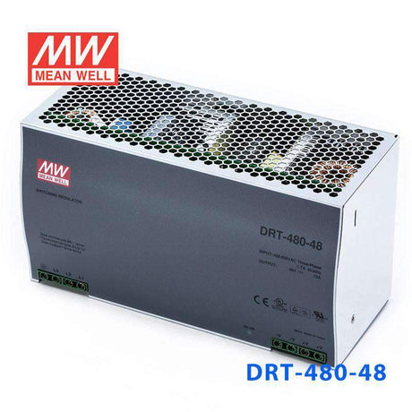 Mean Well DRT-480-48 Three Phase Industrial DIN RAIL Power Supply 480W - PHOTO 1