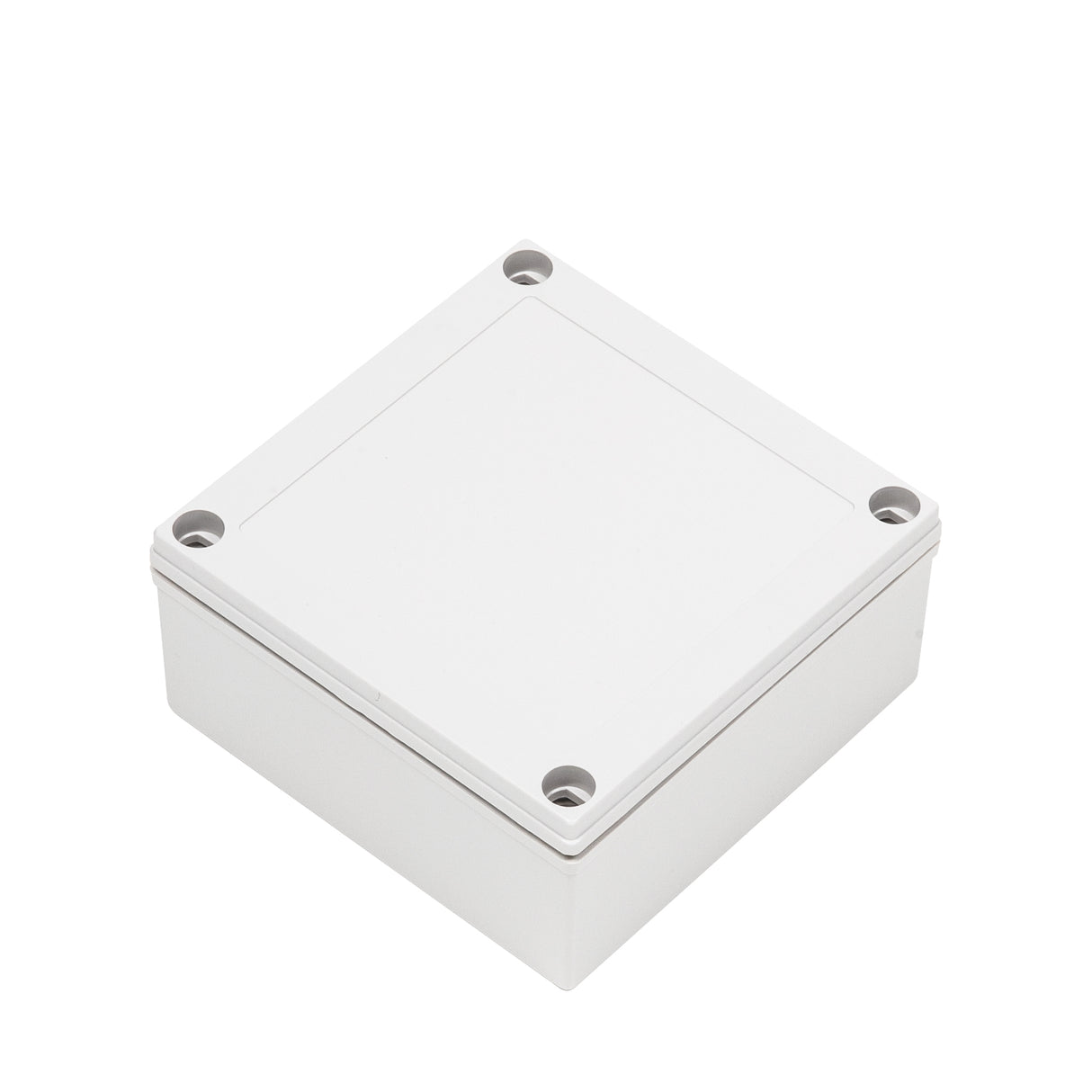 Boxco M-Series 5.12 x 5.12 x 2.36 Inches(130 x 130 x 60mm) Plastic Enclosure, IP67, IK08, PC, Grey Cover, Screw Type