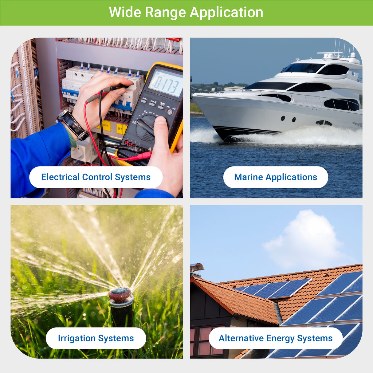 Boxco Q-Series 15.75 x 19.69 x 7.87 Inches(400 x 500 x 200mm) Plastic Enclosure, IP67, IK08, PC, Grey Cover, Plastic Hinge and Latch Type - PHOTO 7