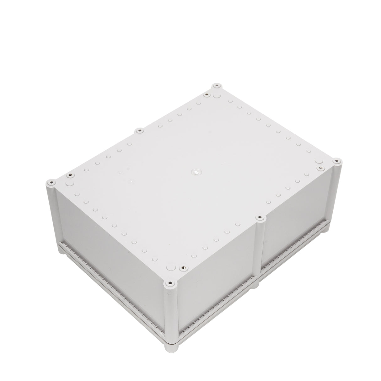 Boxco S-Series 12.99 x 16.93 x 7.09 Inches(330x430x180mm) Plastic Enclosure, IP67, IK08, PC, Grey Cover, Screw Type