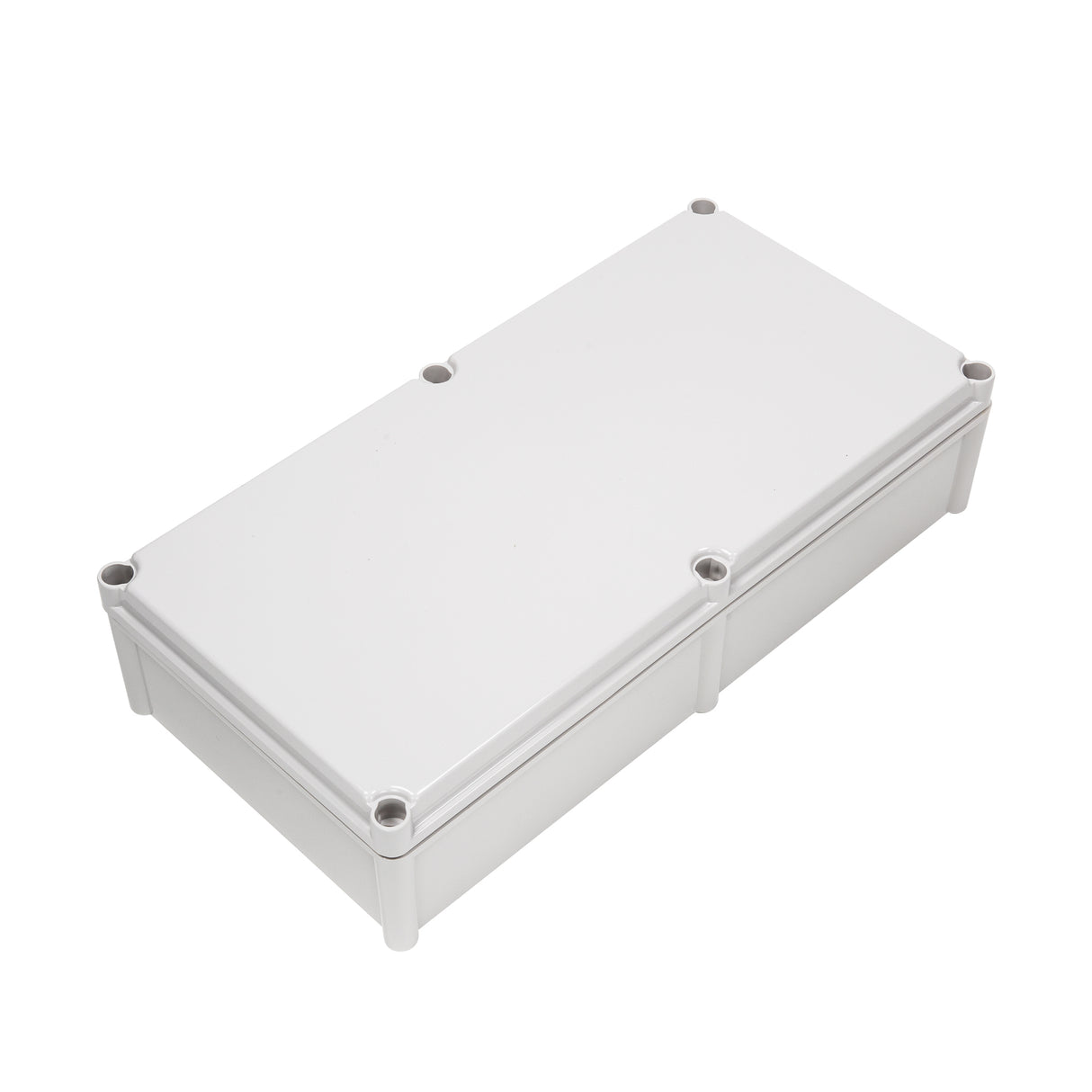 Boxco S-Series 11.02 x 22.05 x 5.12 Inches(280x560x130mm) Plastic Enclosure, IP67, IK08, PC, Grey Cover, Screw Type