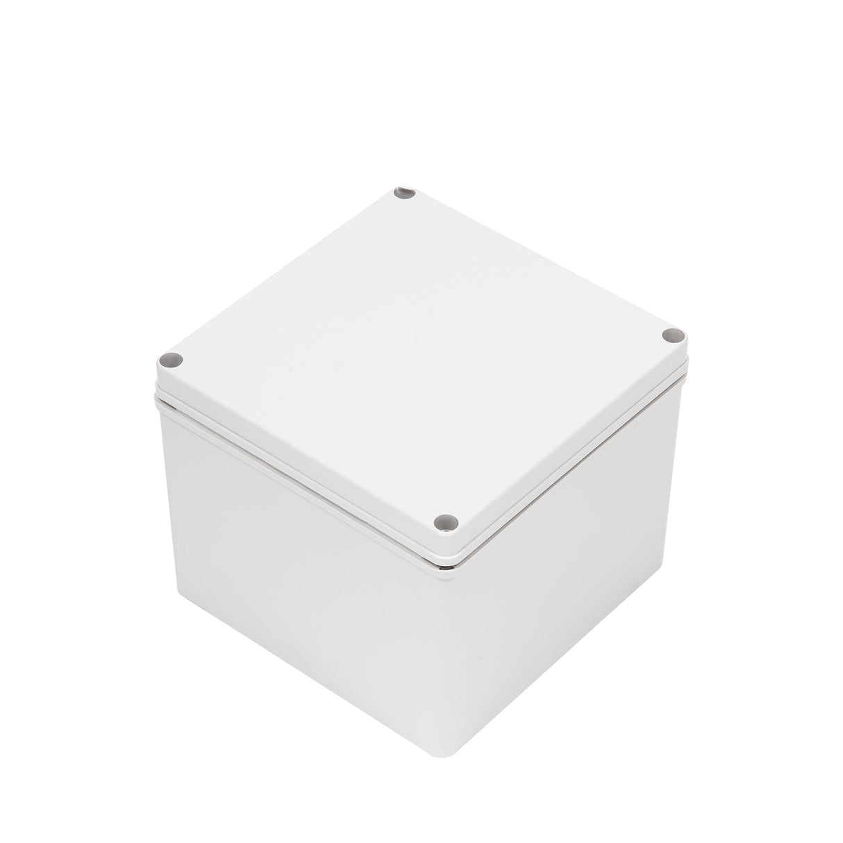 Boxco S-Series 7.87 x 7.87 x 6.3 Inches(200x200x160mm) Plastic Enclosure, IP67, IK08, ABS, Grey Cover, Screw Type