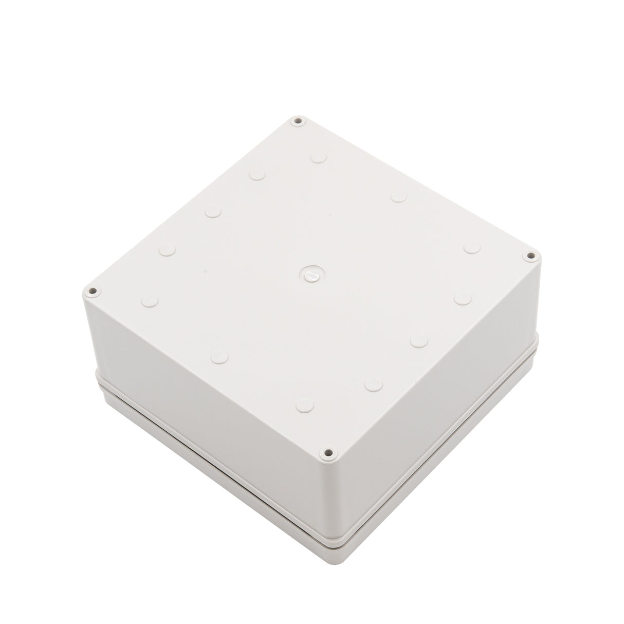 Boxco S-Series 7.87 x 7.87 x 3.94 Inches(200x200x100mm) Plastic Enclosure, IP67, IK08, ABS, Grey Cover, Screw Type
