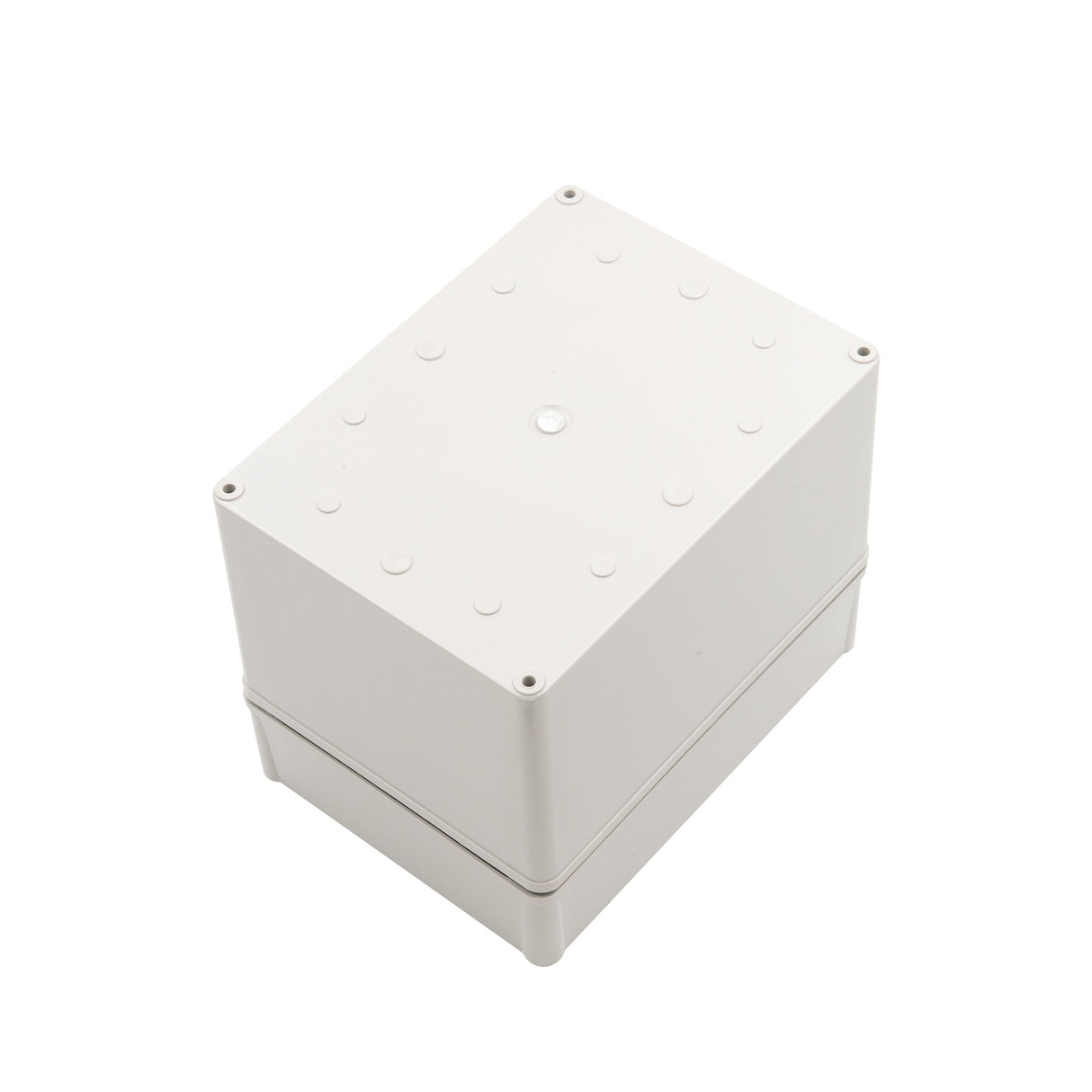 Boxco S-Series 5.91 x 7.87 x 6.3 Inches(150x200x160mm) Plastic Enclosure, IP67, IK08, PC, Grey Cover, Screw Type