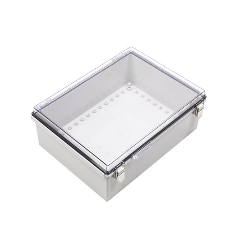 Boxco P-Series 24.80 x 32.68 x 11.22 Inches(630 x 830 x 285mm) Plastic Enclosure, IP67, IK08, PC, Transparent Cover, Molded Hinge and Latch Type - PHOTO 1