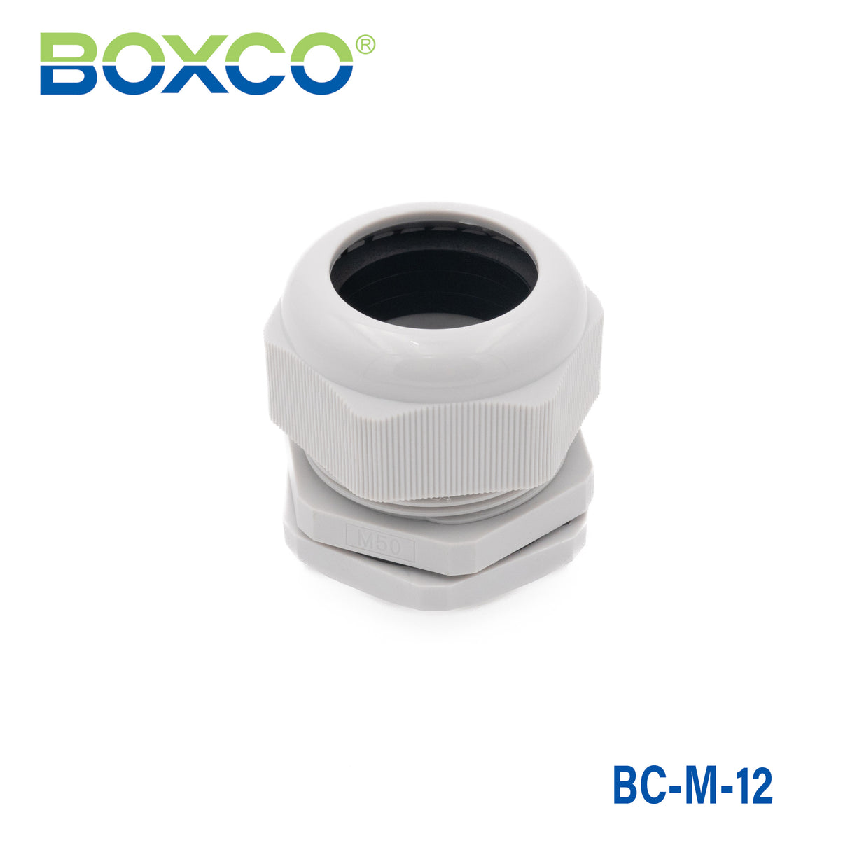 Boxco Plastic Cable Gland 0.12~0.26 Inches(3~6.5mm) Cable Range BC-M-12