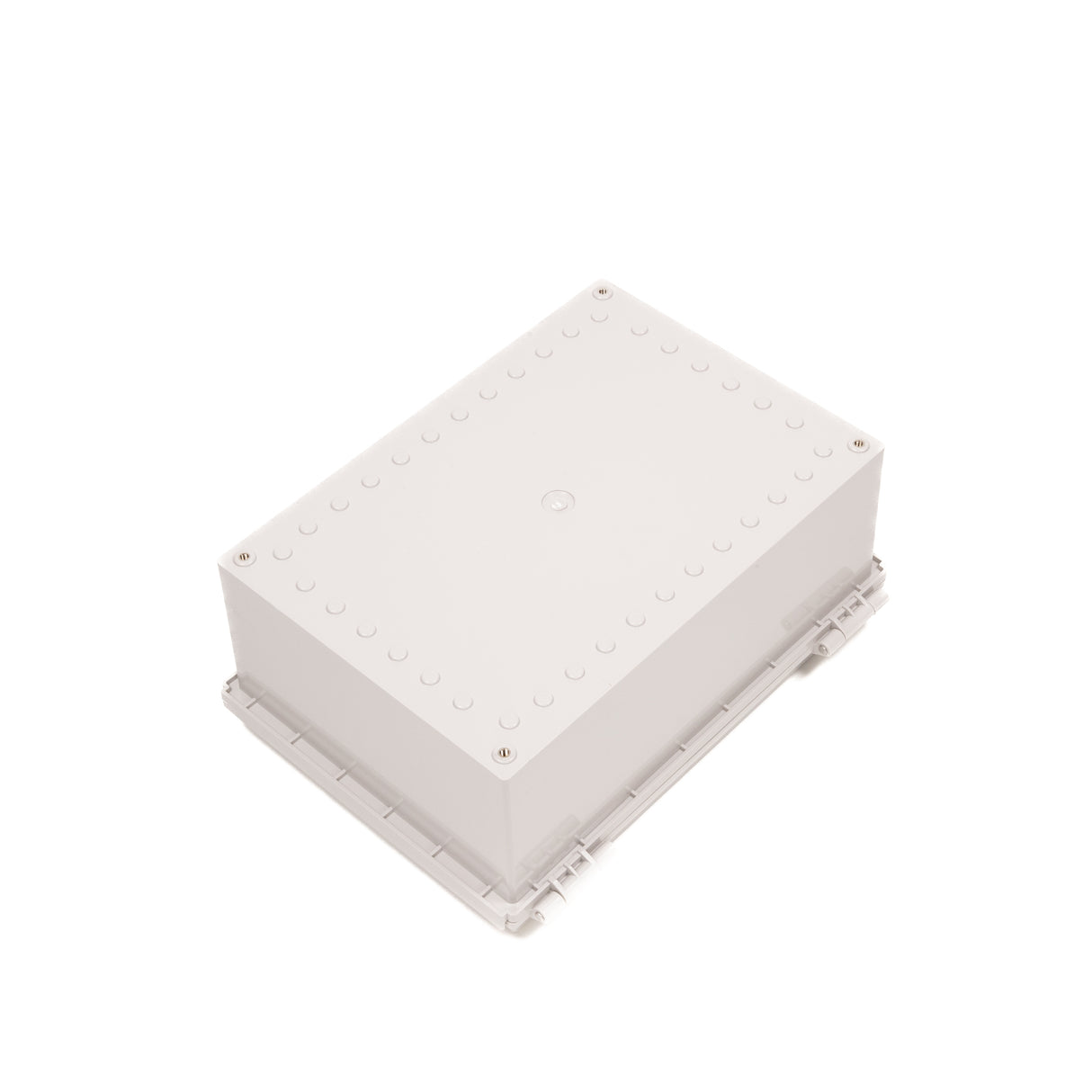 Boxco P-Series 9.84 x 13.78 x 5.91 Inches(250 x 350 x 150mm) Plastic Enclosure, IP67, IK08, PC, Grey Cover, Molded Hinge and Latch Type - PHOTO 2