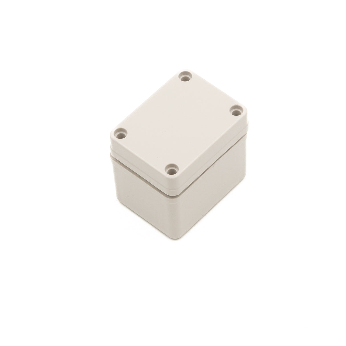 Boxco S-Series 1.97 x 2.56 x 2.17 Inches(50x65x55mm) Plastic Enclosure, IP67, IK08, ABS, Grey Cover, Screw Type - PHOTO 1