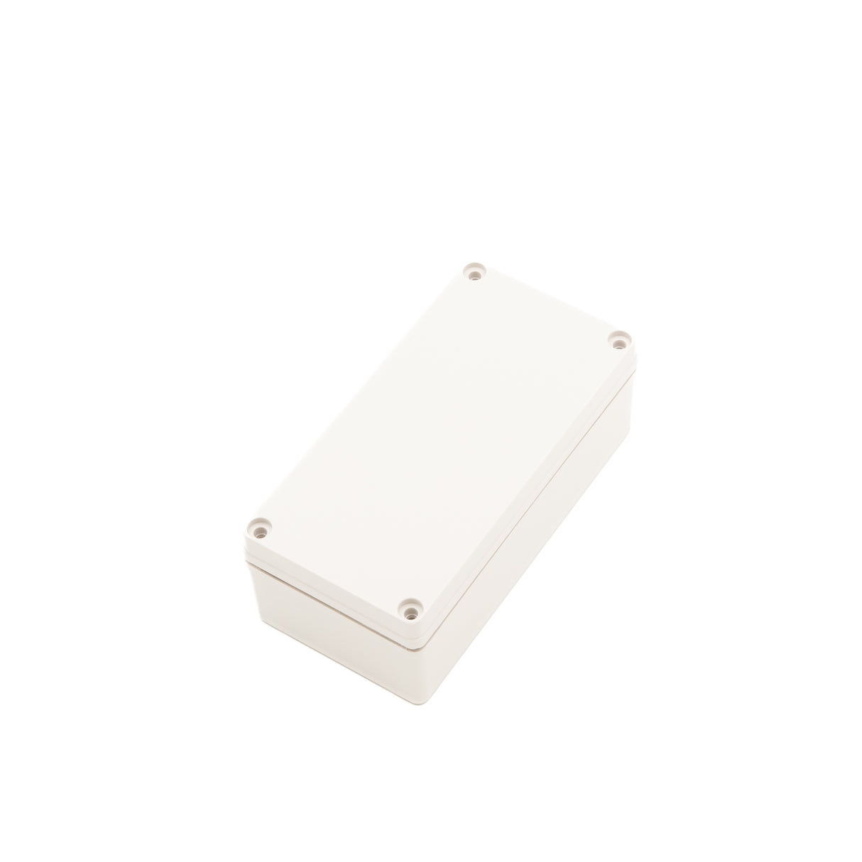 Boxco S-Series 3.15 x 6.3 x 2.17 Inches(80x160x55mm) Plastic Enclosure, IP67, IK08, PC, Grey Cover, Screw Type - PHOTO 1