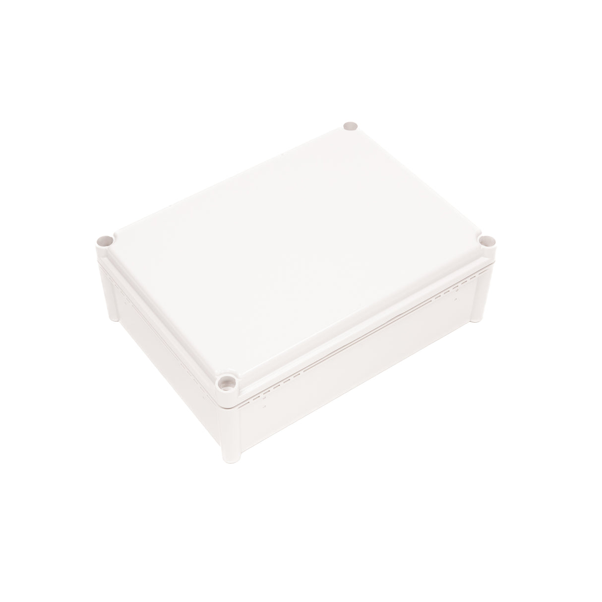 Boxco S-Series 11.02 x 14.96 x 5.12 Inches(280x380x130mm) Plastic Enclosure, IP67, IK08, PC, Grey Cover, Screw Type - PHOTO 1