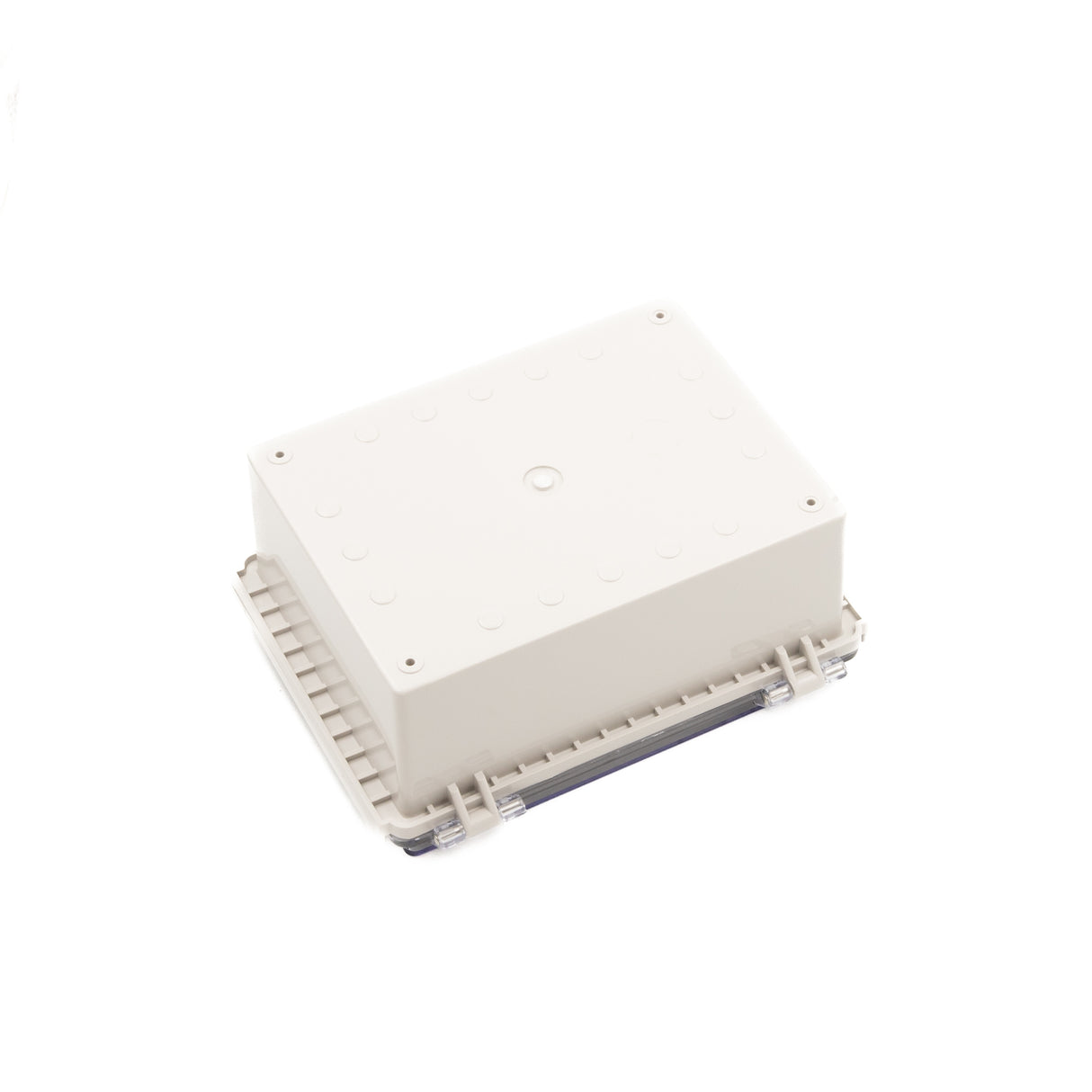 Boxco P-Series 6.30 x 8.27 x 3.94 Inches(160 x 210 x 100mm) Plastic Enclosure, IP67, IK08, PC, Transparent Cover, Molded Hinge and Latch Type - PHOTO 2