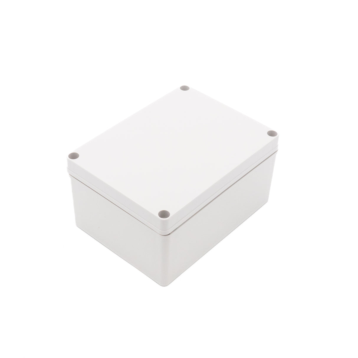 Boxco S-Series 5.91 x 7.87 x 3.94 Inches(150x200x100mm) Plastic Enclosure, IP67, IK08, PC, Grey Cover, Screw Type - PHOTO 1