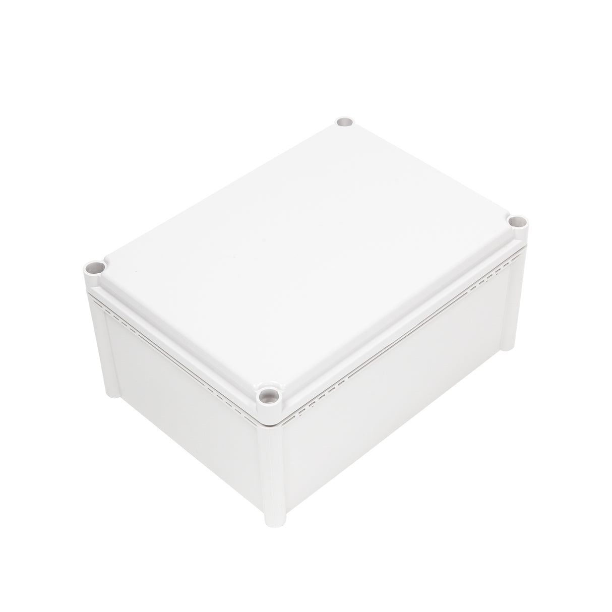 Boxco S-Series 11.02 x 14.96 x 7.09 Inches(280x380x180mm) Plastic Enclosure, IP67, IK08, PC, Grey Cover, Screw Type - PHOTO 1