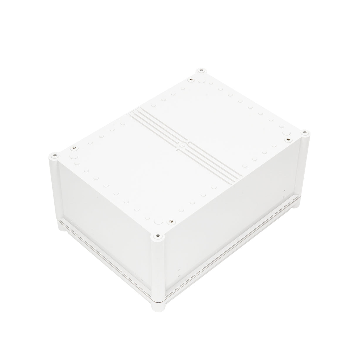 Boxco S-Series 11.02 x 14.96 x 7.09 Inches(280x380x180mm) Plastic Enclosure, IP67, IK08, ABS, Grey Cover, Screw Type - PHOTO 3