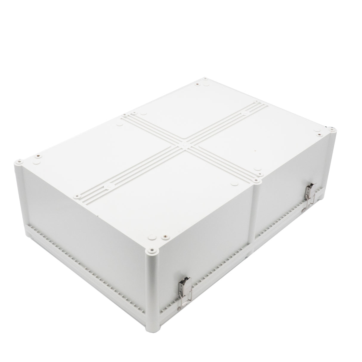 Boxco BC-CGH-385618 Plastic Boxes Stainless Hinge Type Grey - PHOTO 3