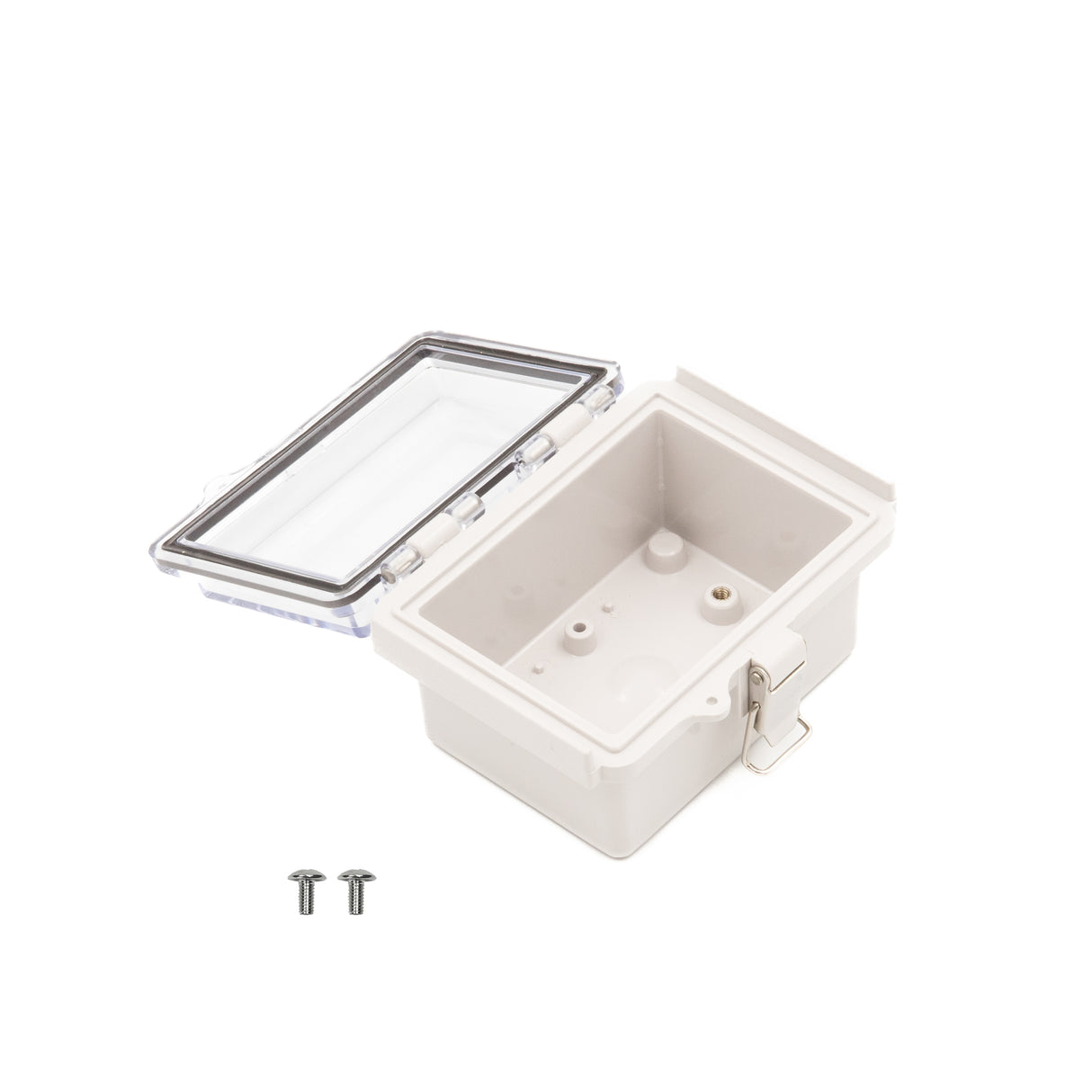 Boxco P-Series 3.54 x 4.72 x 2.76 Inches(90 x 120 x 70mm) Plastic Enclosure, IP67, IK08, PC, Transparent Cover, Molded Hinge and Latch Type - PHOTO 2