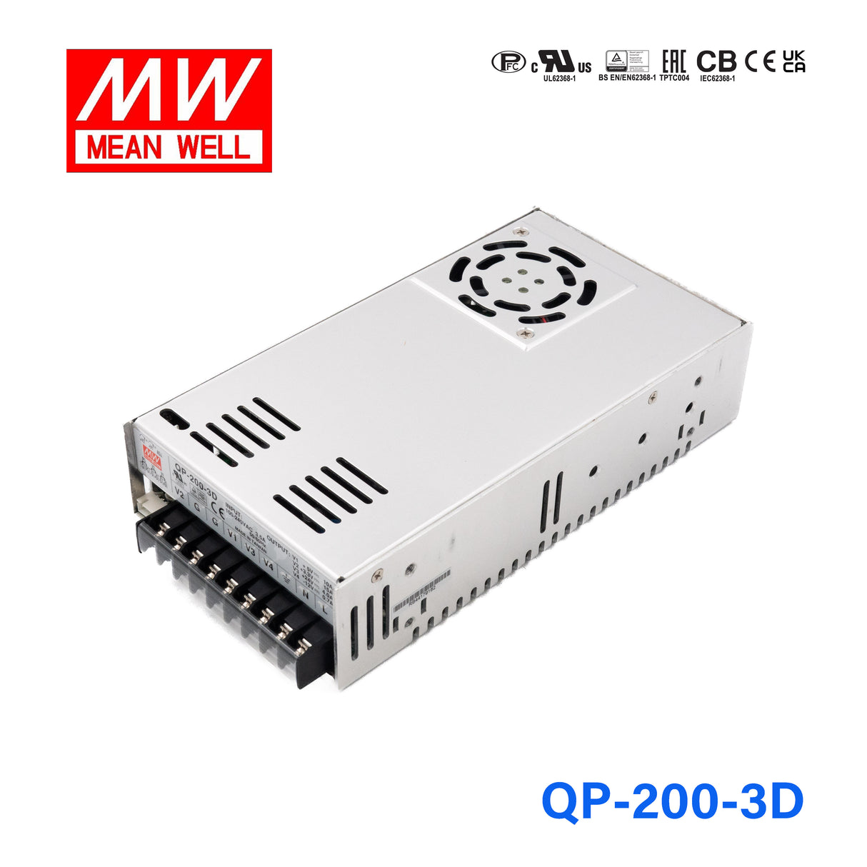 Mean Well QP-200-3D PFC Switching Power Supply