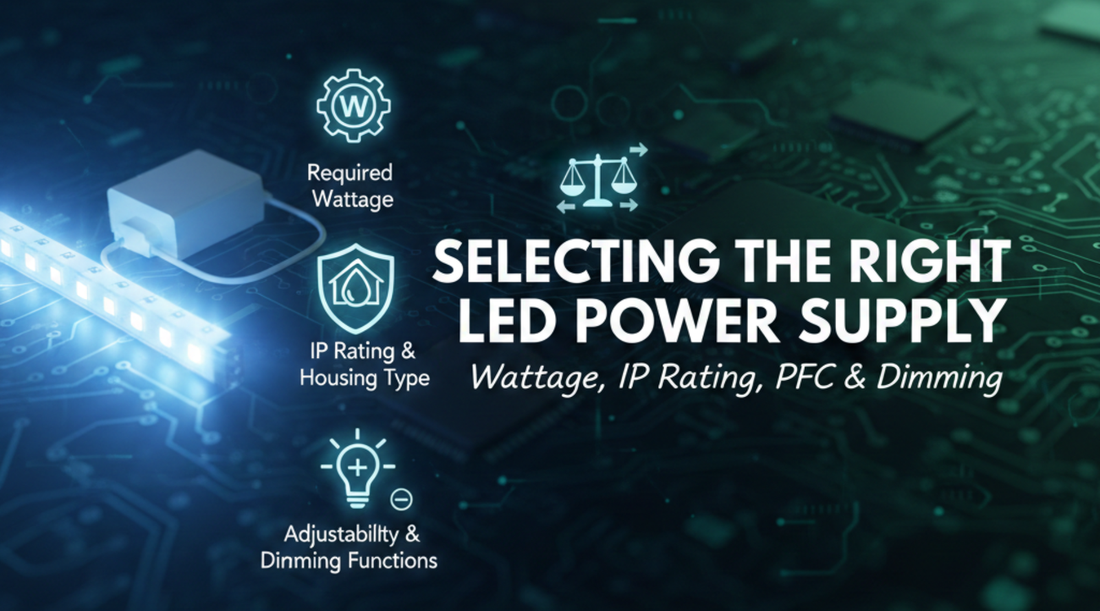 How to Select the Right LED Power Supply