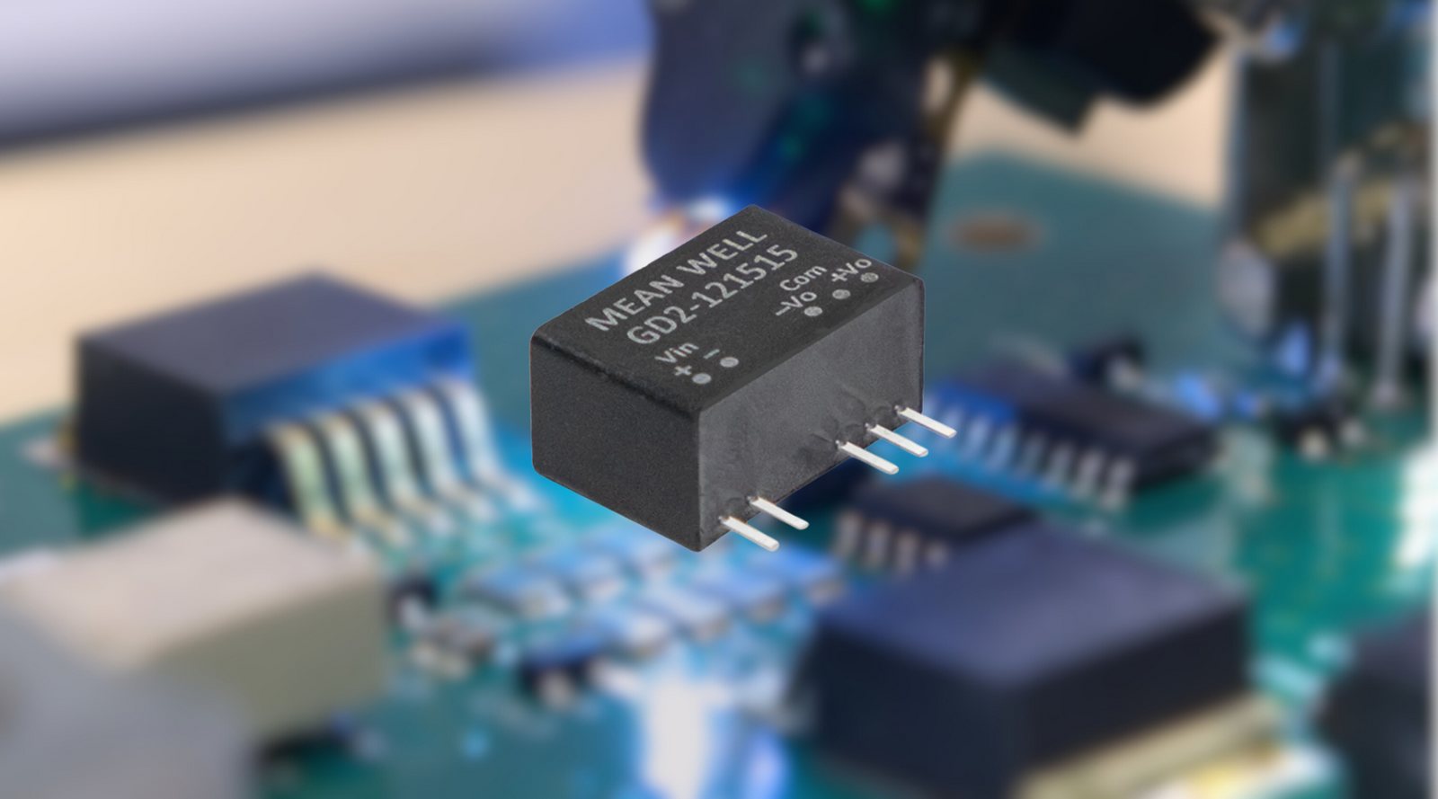 GD2 Series: 2W High-Isolation DC-DC Gate Driver for IGBT & SiC MOSFET Applications