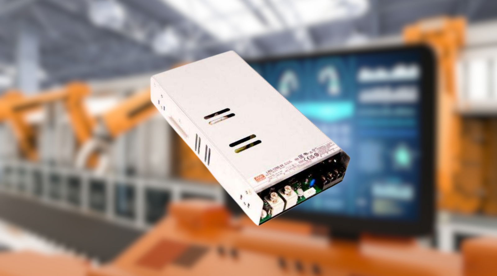 LRS-1200 Series: Compact 1200W Enclosed Power Supply with High Efficiency