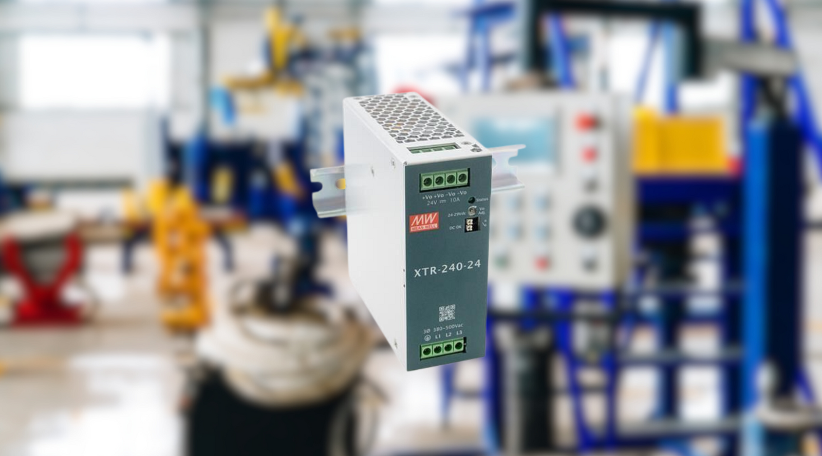 XTR-240 / 480 / 960 Series: Next-Gen 3-Phase Input DIN Rail Power Supplies (240W–960W)