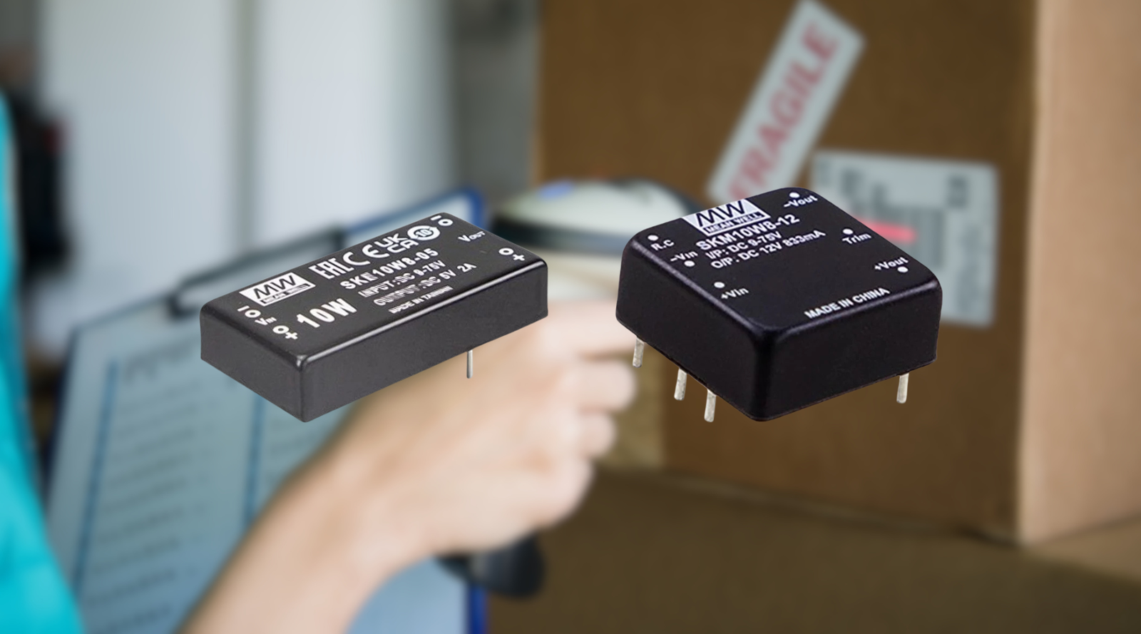 MEAN WELL W8 Series: 10W–50W Ultra-Wide 8:1 Input DC-DC Converters in 2” x 1” Package