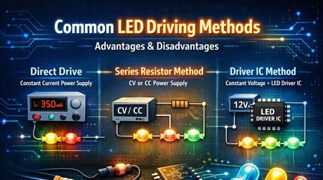 Common LED Driving Methods: Advantages and Disadvantages Explained