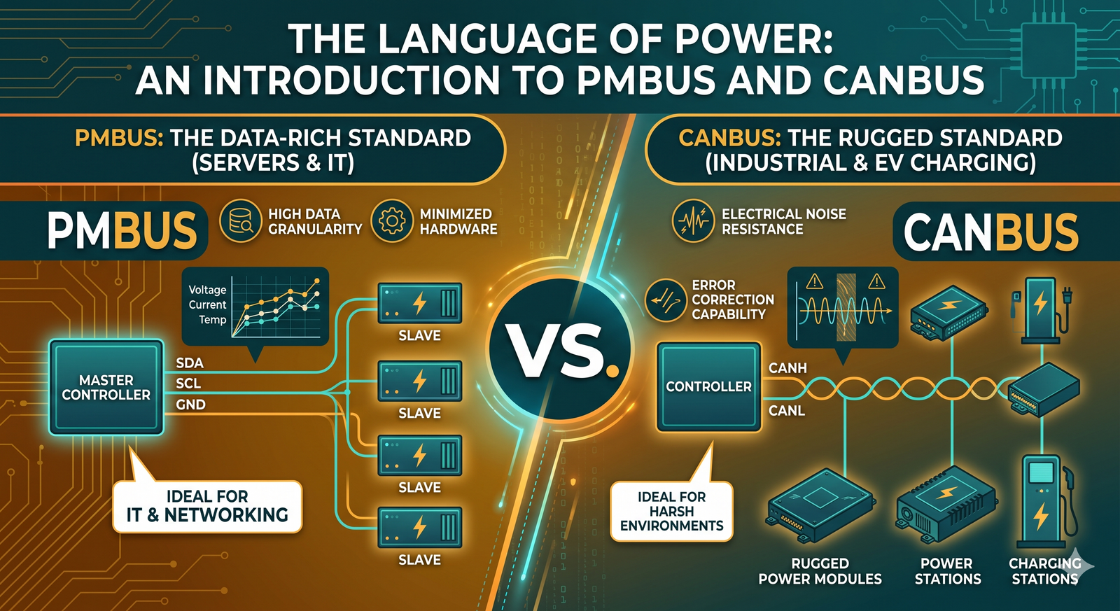 The Language of Power: An Introduction to PMBus and CANBus