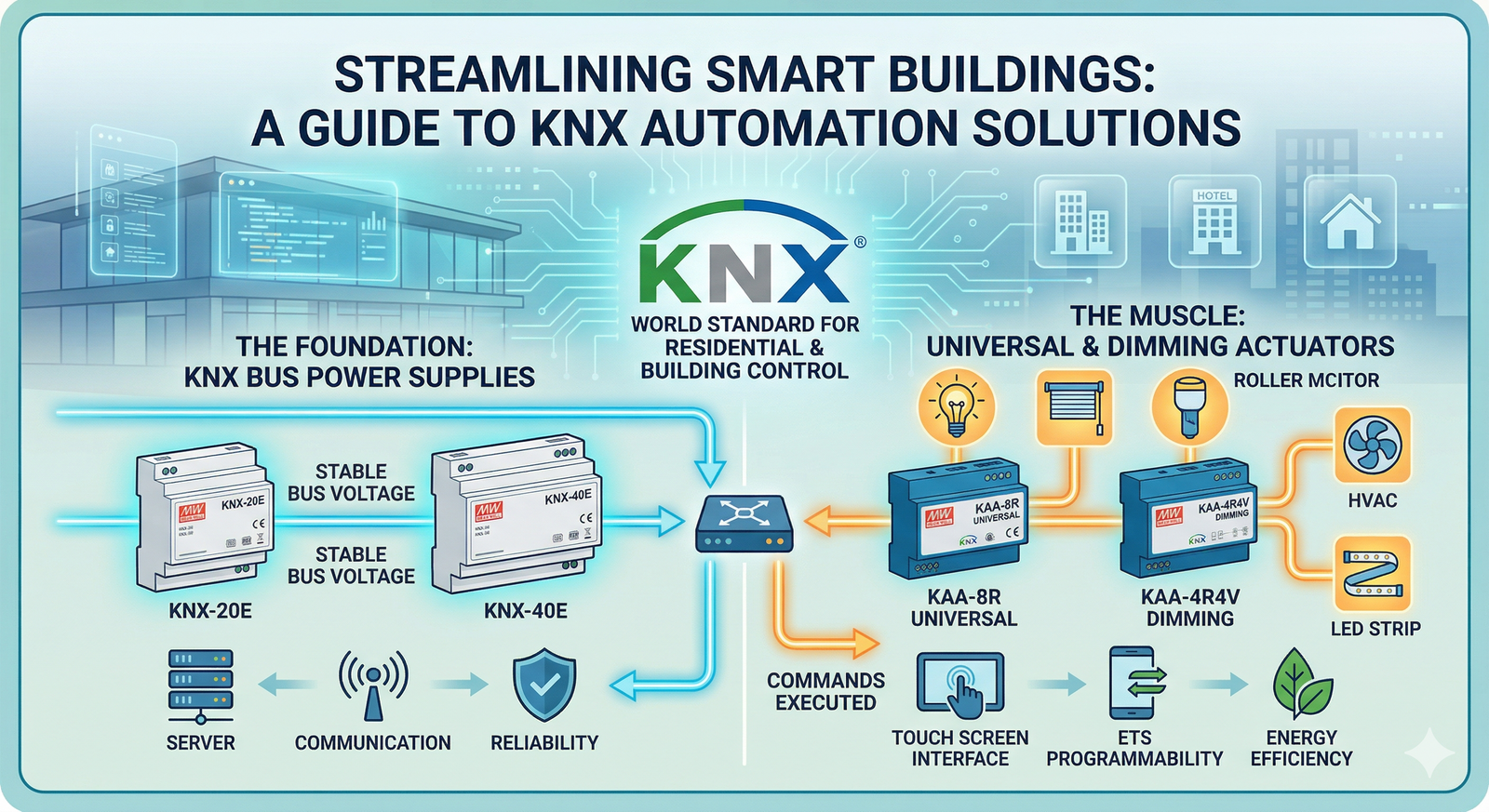 KNX Building Automation: Intelligent Solutions by MEAN WELL ...