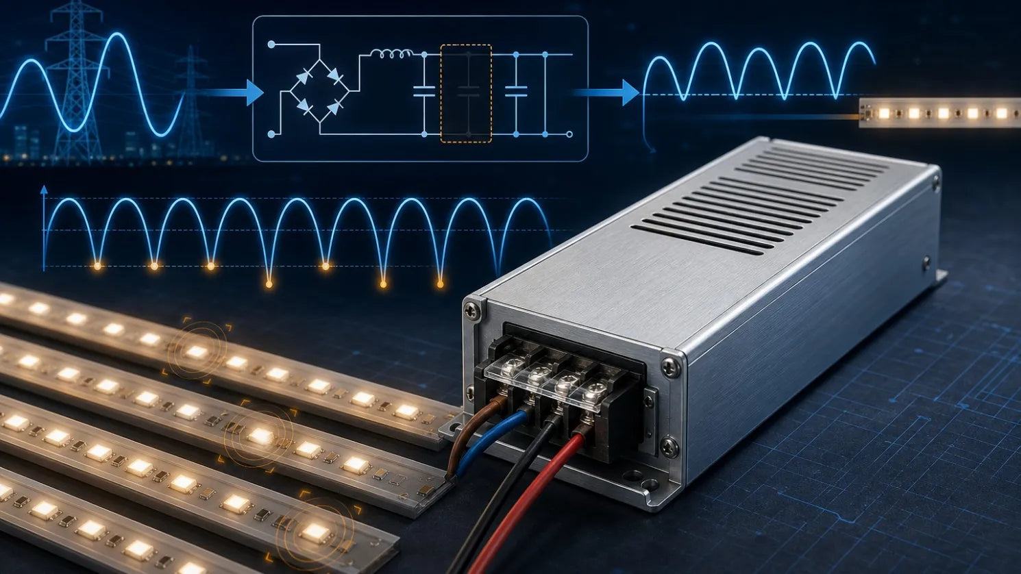 Why Do Your LEDs Flicker? Understanding Single-Stage PFC Limitations
