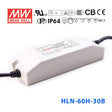 Mean Well HLN-60H-30B Power Supply 60W 30V - IP64, Dimmable 2A