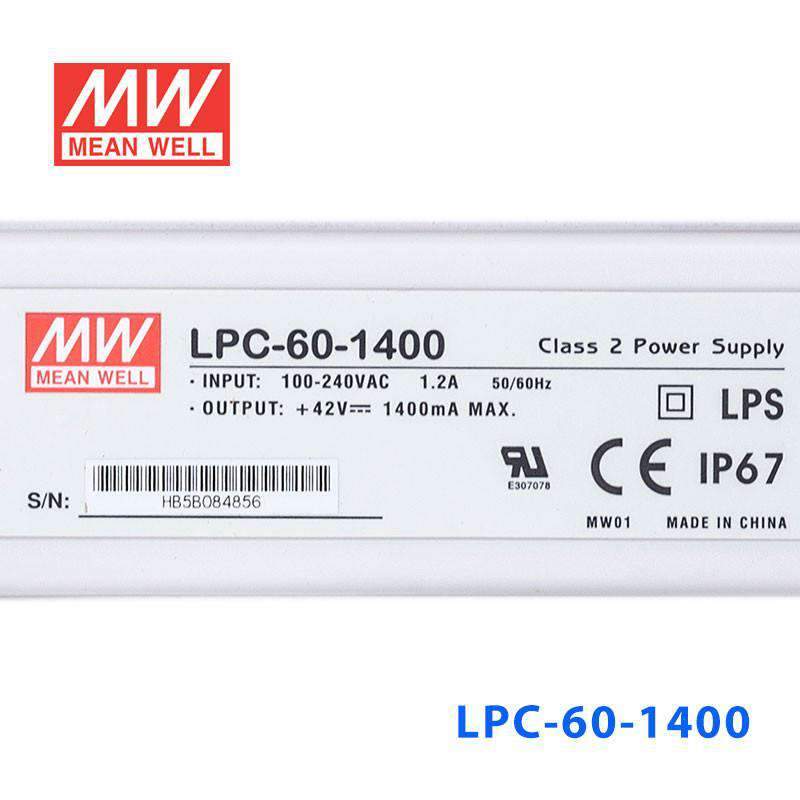 Mean Well LPC-60-1400 Power Supply 60W 1400mA - PHOTO 3