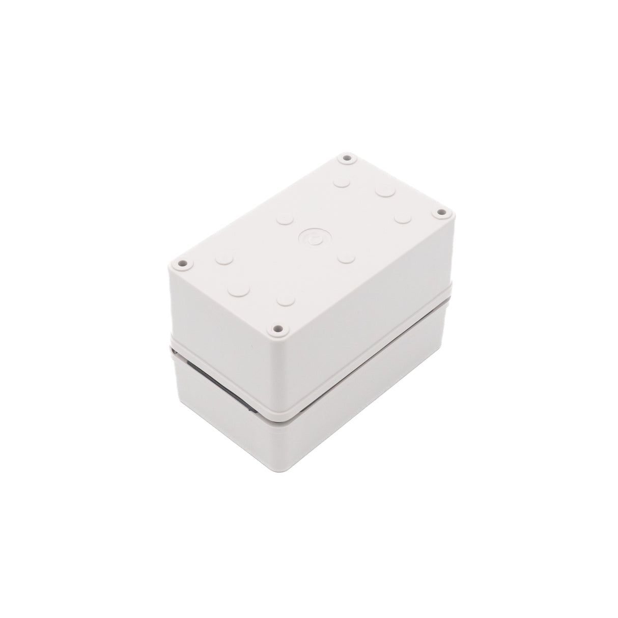 Boxco S-Series 3.15 x 5.12 x 3.35 Inches(80 x 130 x 85mm) Plastic Enclosure, IP67, IK08, ABS, Grey Cover, Screw Type - PHOTO 1