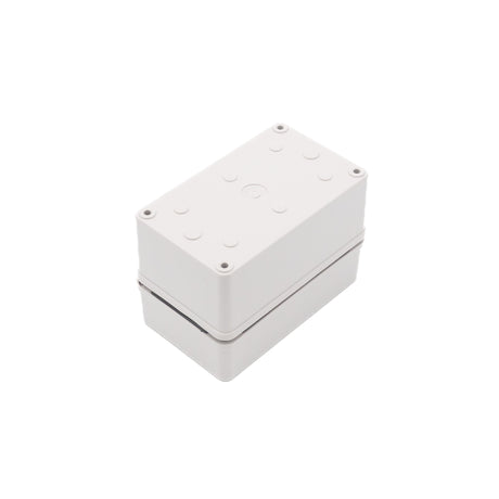 Boxco S-Series 3.15 x 5.12 x 3.35 Inches(80 x 130 x 85mm) Plastic Enclosure, IP67, IK08, ABS, Grey Cover, Screw Type - PHOTO 1
