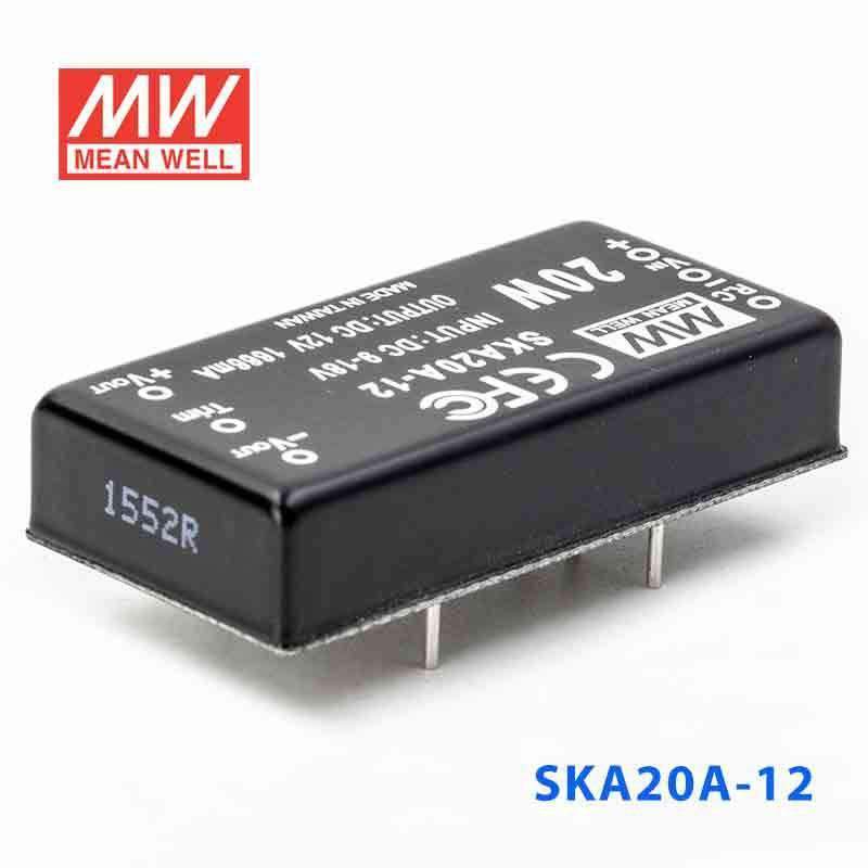 Mean Well SKA20A-12 DC-DC Converter - 20W - 9~18V in 12V out - PHOTO 1