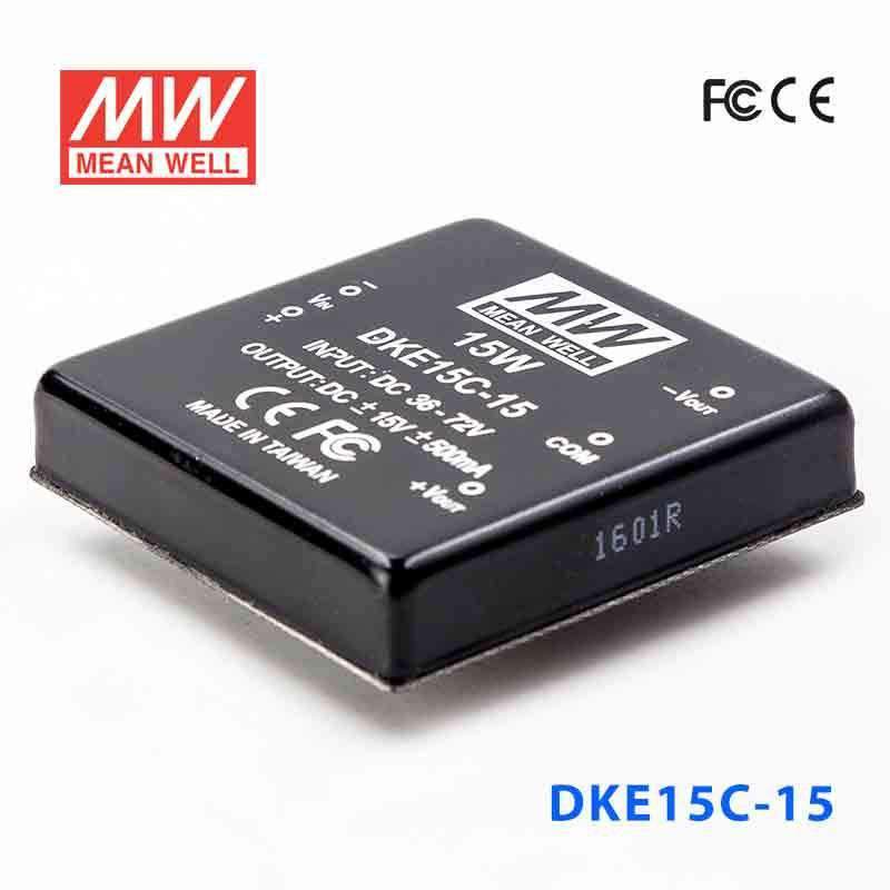 Mean Well DKE15C-15 DC-DC Converter - 15W - 36~72V in ±15V out