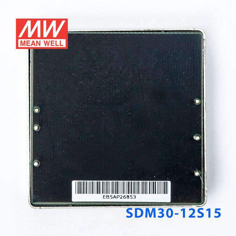 Mean Well SDM30-12S15 DC-DC Converter - 25.5W - 9.2~18V in 15V out 1.7A - PHOTO 3