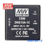 Mean Well DKE15A-12 DC-DC Converter - 15W - 9~18V in ±12V out - PHOTO 2